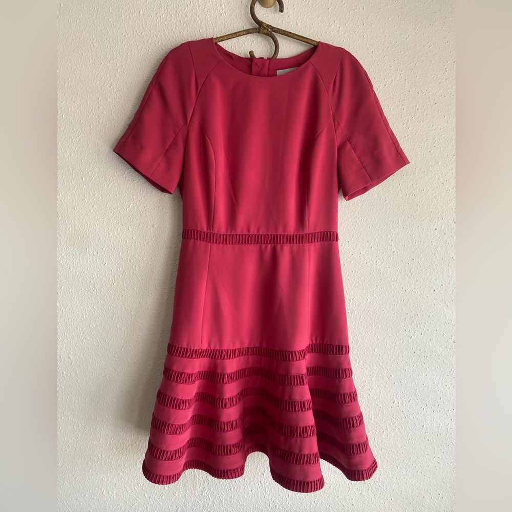 Finders Keepers Sangria Red Fit and Flare mini dress
